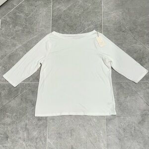 a new day Boat Neck 3/4 Sleeve Shirt Top